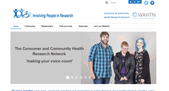 Desktop Screenshot of involvingpeopleinresearch.org.au